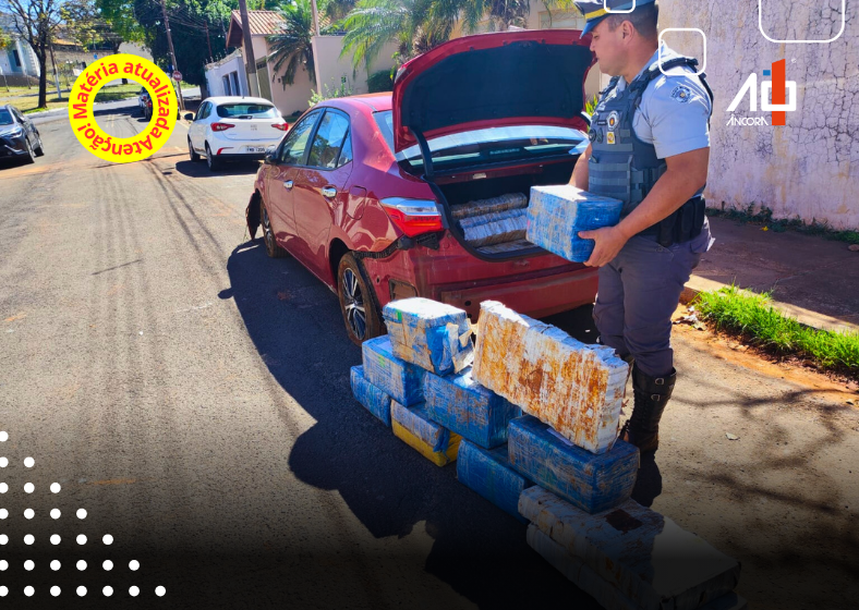 Polícia apreende caminhão com 1,9 tonelada e carro com 100 kg de maconha em Florínea