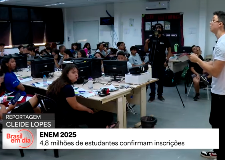 4,8 milhões de estudantes confirmam inscrições no ENEM