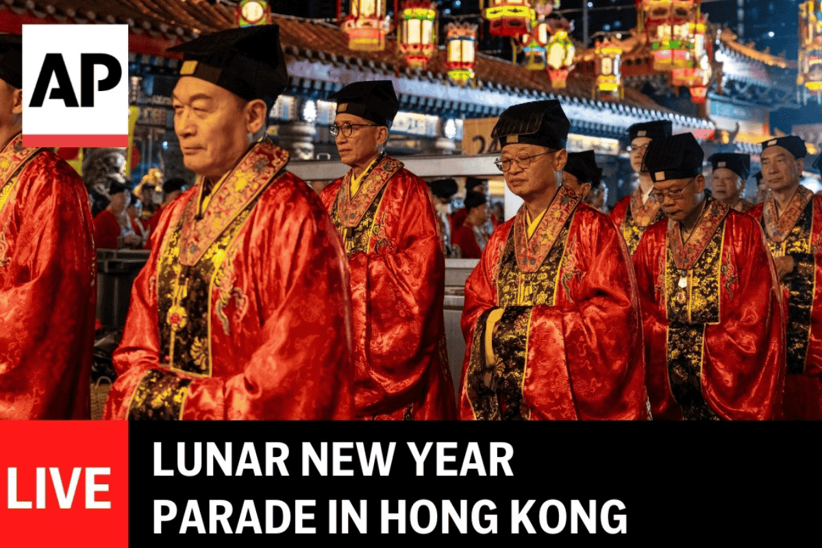 LIVE: Ano Novo Lunar desfile em Hong Kong 