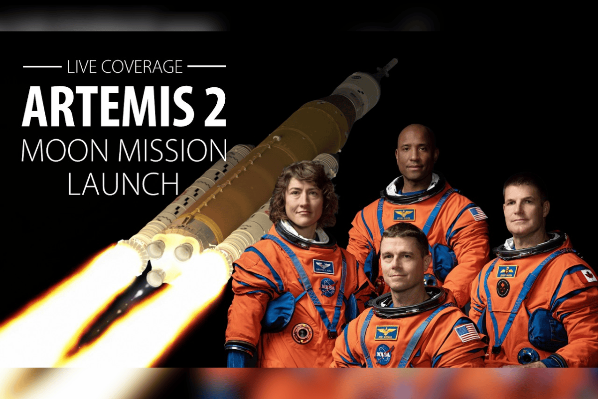 NASA's Artemis 2 mission launches with four astronauts