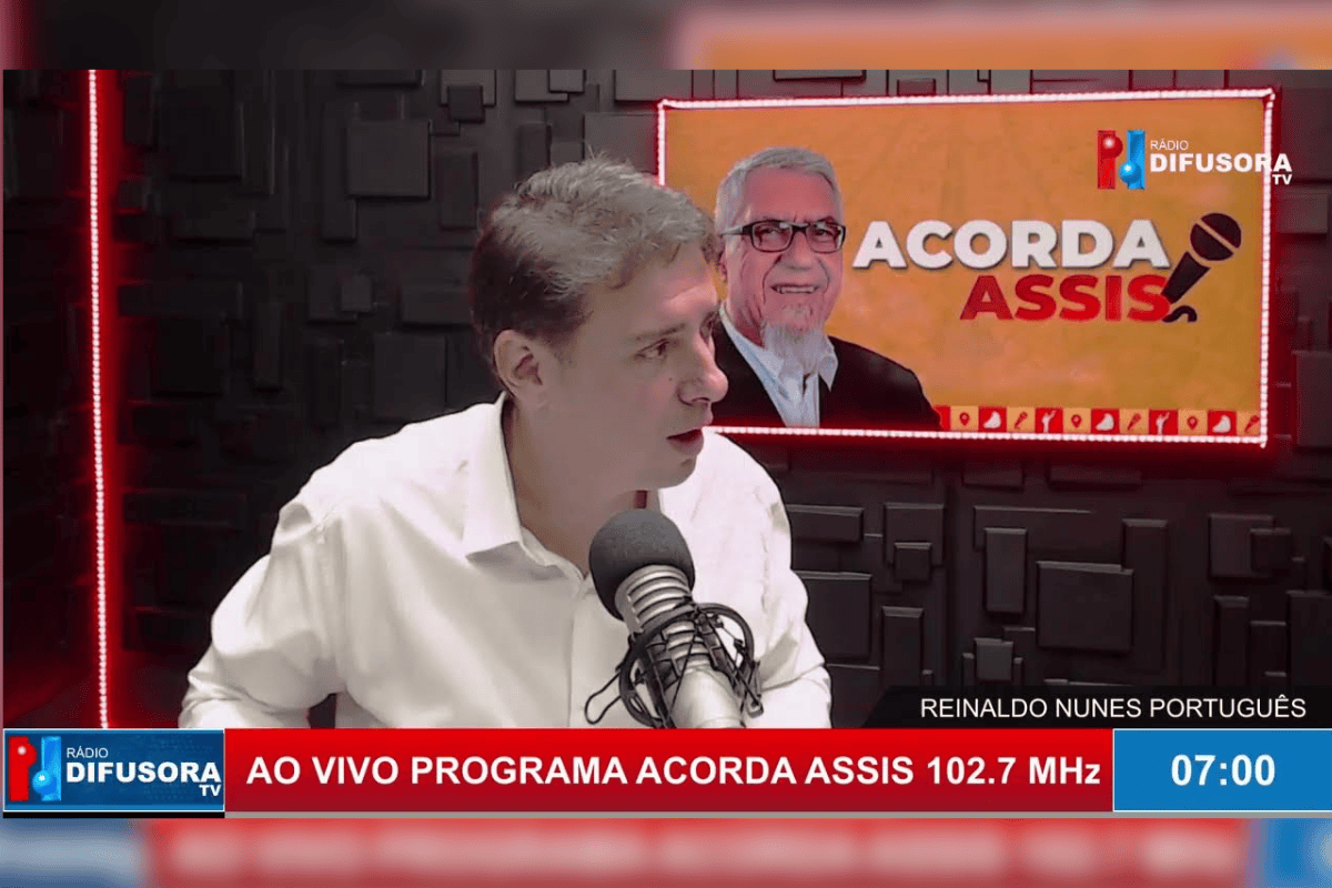 Programa Acorda Assis! Reinaldo Nunes 'Português' entrevista vice-prefeito de Alexandre Cachorrão
